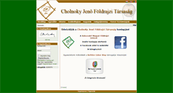 Desktop Screenshot of cholnoky.ro