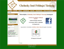 Tablet Screenshot of cholnoky.ro